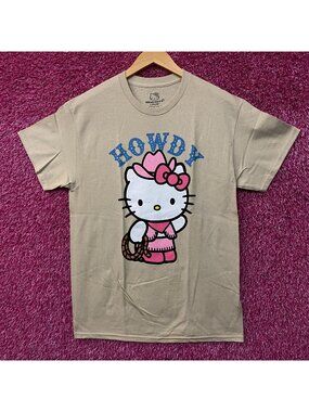 Sanrio Hello kitty Cowgirl Howdy by Sanrio T-Shirt Size Medium